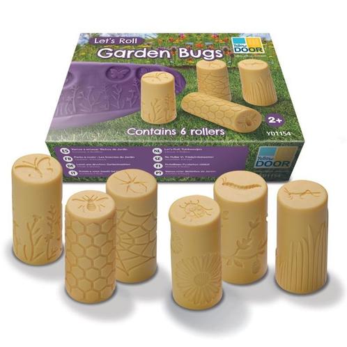 Lets roll - 6 Stempel Rollers met insecten - Yellow Door, Kinderen en Baby's, Speelgoed | Educatief en Creatief