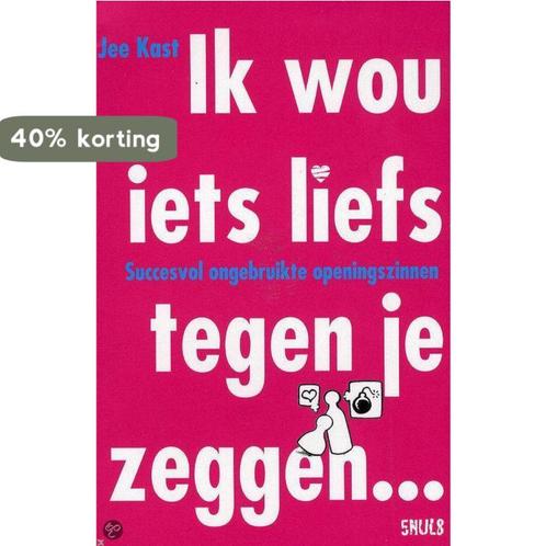 Ik wou iets liefs tegen je zeggen 9789081675215 J. Kast, Boeken, Overige Boeken, Zo goed als nieuw, Verzenden