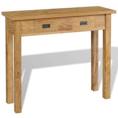 Wandtafel Teakhout 90cm - Retourdeal! 53% Korting, Huis en Inrichting, Woonaccessoires | Wandplanken en Boekenplanken, Nieuw, Ophalen of Verzenden