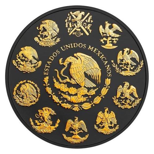 Mexico. 1 Onza 2023 1 oz, Libertad Golden Aztec Calendar, Postzegels en Munten, Munten | Europa | Niet-Euromunten