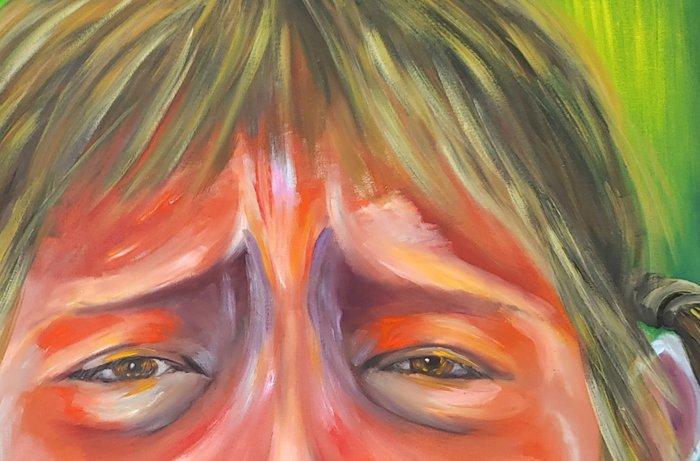 Paolo Camporota - Il pianto soffocato - XXL, Antiek en Kunst, Kunst | Schilderijen | Modern