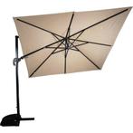 VirgoFlex zweefparasol ecru 3x3 m, Huis en Inrichting, Stoelen, Ophalen of Verzenden, Nieuw