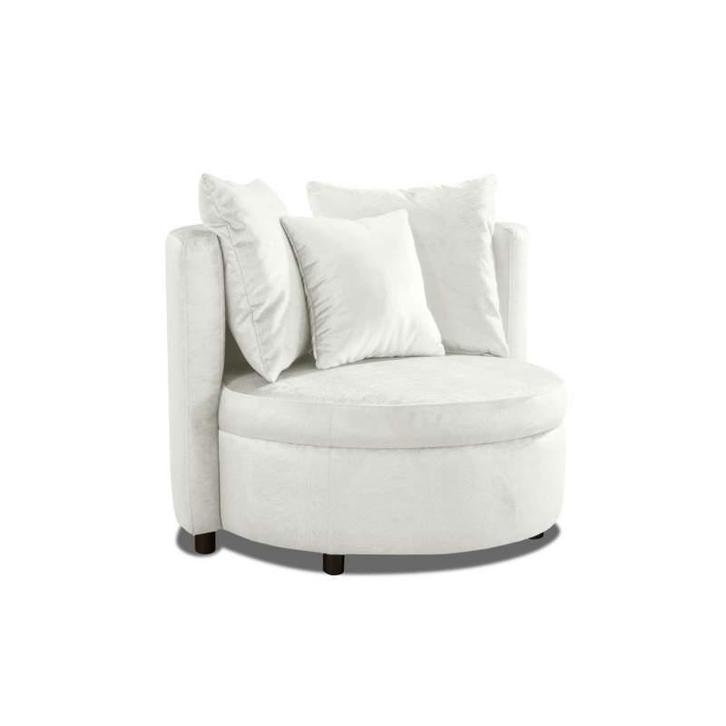 Fauteuil Lellens - fauteuils - Wit, Huis en Inrichting, Stoelen, Wit, Nieuw, Stof