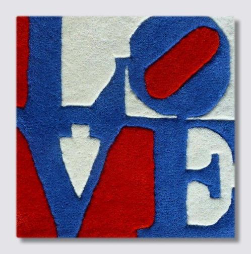 Robert Indiana (1928-2018) - Czech LOVE - art carpet, Antiek en Kunst, Antiek | Overige Antiek