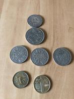 Europa. Lot of 7 coins, incl. silver 2 Swiss Francs 1920,, Postzegels en Munten, Munten | Europa | Niet-Euromunten
