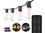 FlinQ Smart Lichtsnoer - LED Lichtslinger voor Buiten - 15, Verzenden, Nieuw