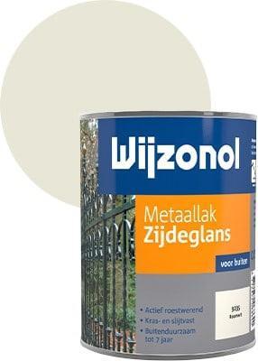 Wijzonol Metaallak Zijdeglans Roomwit 9235 750 ml, Doe-het-zelf en Verbouw, Verf, Beits en Lak, Nieuw, Ophalen of Verzenden