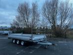 Hapert Plateauwagen 405 x 205 3-asser in goede staat !, Auto diversen, Aanhangers en Bagagewagens, Ophalen, Gebruikt