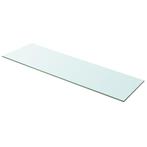 vidaXL Wandschap transparant 100x30 cm glas, Huis en Inrichting, Woonaccessoires | Wandplanken en Boekenplanken, Verzenden, Nieuw