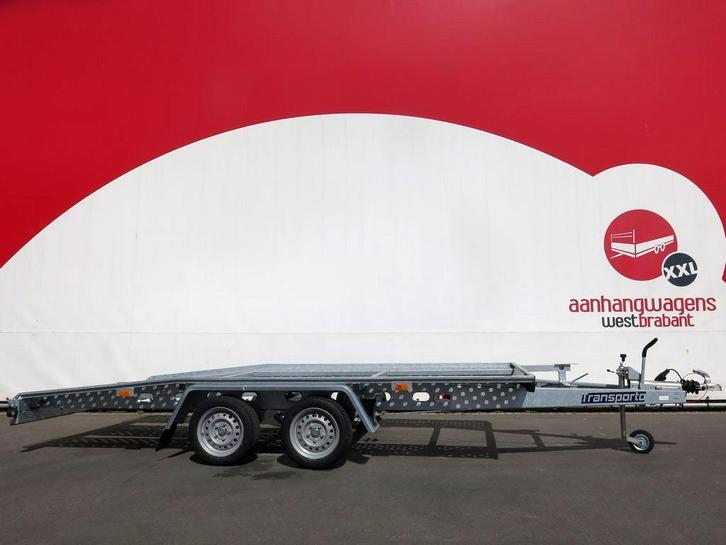 Proline Transporto autotransporter tandemas 400x205cm 2850kg, Auto diversen, Aanhangers en Bagagewagens, Nieuw, Ophalen of Verzenden