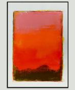 Ronald Hunter - Orange sunset, Antiek en Kunst