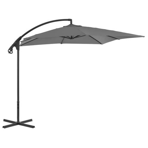 vidaXL Zweefparasol met stalen paal 250x250 cm, Tuin en Terras, Parasols, Zweefparasol, Nieuw, 2 tot 3 meter, Verzenden