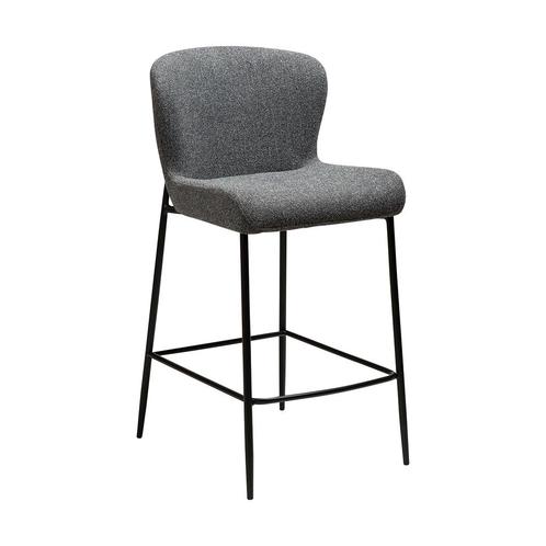 *WOONWINKEL* Dan-Form Glam Counter Barstoel Boucle Grijs, Huis en Inrichting, Barkrukken, Nieuw, Verzenden