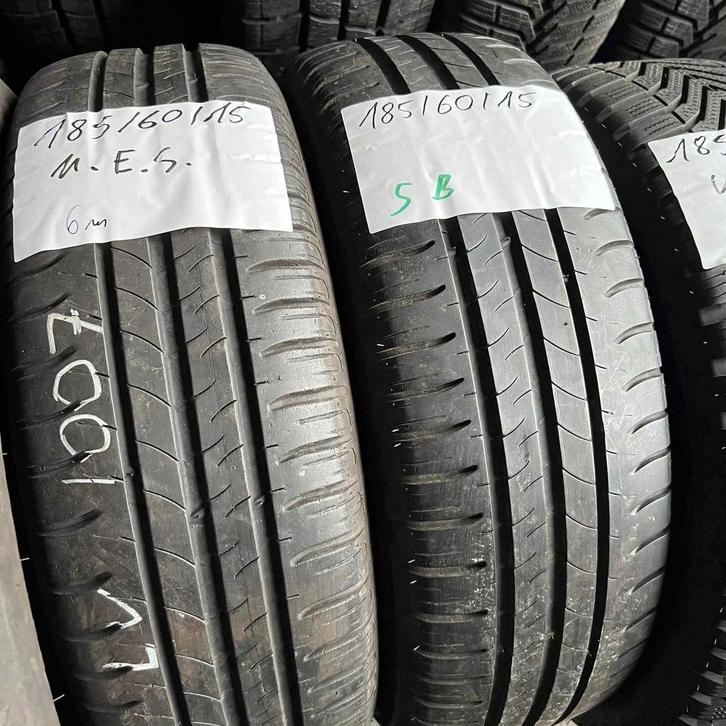 2 x Michelin Energy Saver 185-60-15 Zomerbanden 6mm, Auto-onderdelen, Banden en Velgen, 15 inch, Zomerbanden, 185 mm, Personenwagen