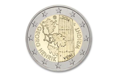 2 euro Georg Henrik of Wright 2016 - Finland, Postzegels en Munten, Munten | Europa | Euromunten, Verzenden