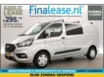 Ford Transit Custom 2.0 TDCI L2H1 DC 6 Pers LED Trekh €295pm, Nieuw, Ford, Zilver of Grijs, Lease