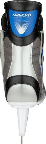 Nijdam IJshockeyschaats - Polyester - Deluxe - Zwart/Zilver, Ophalen of Verzenden, Nieuw, Nijdam