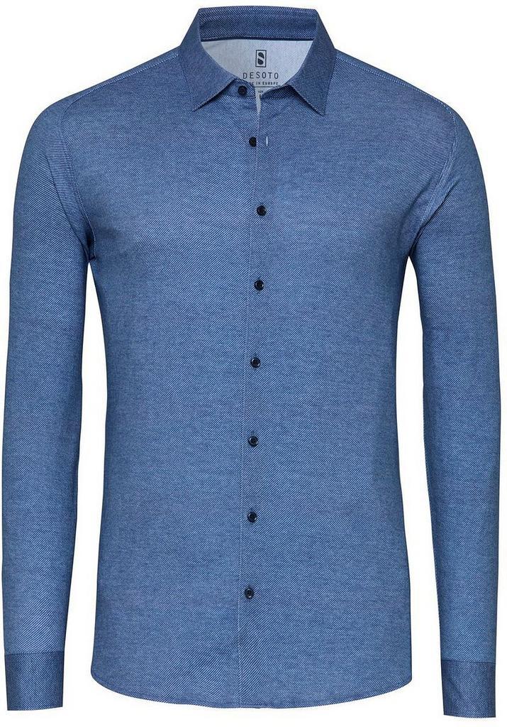 Desoto Overhemd Twill Optics Blauw maat L Heren, Kleding | Heren, Overhemden, Blauw, Nieuw, Verzenden