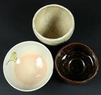 Theekom (3) - Thee Bows met ondertekende dozen – inclusief, Antiek en Kunst