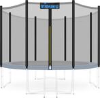 Veiligheidsnet Trampoline - 244 cm - Trampoline net - 6 Stan, Verzenden, Zo goed als nieuw