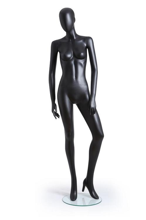 *TIP*  Faceless etalagepop dame mat zwart GAGA05-MB, Zakelijke goederen, Kantoor en Winkelinrichting | Winkel en Inventaris, Ophalen of Verzenden