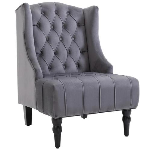 TRUUSK Enkele Fauteuil Vleugelfauteuil Relaxfauteuil Met Get, Huis en Inrichting, Fauteuils, Nieuw, Verzenden