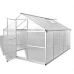 vidaXL Tuinkas met basisframe 7,55 m² versterkt aluminium, Tuin en Terras, Kassen, Verzenden, Nieuw