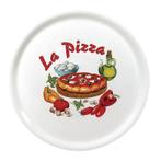 Pizzaborden | Porselein | Wit | 6 Stuks | Ø310mm Saturnia, Verzenden, Nieuw in verpakking