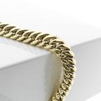 Gouden Franse gourmet schakel armband | 20 cm, Goud, Gebruikt, Ophalen of Verzenden, Overige kleuren