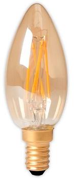Calex LED Kaarslamp E14 3.5W 250lm 2100K Goud Dimbaar, Ophalen of Verzenden, Nieuw
