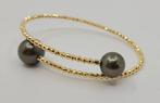 Armband - 18 karaat Geel goud - Ronde Tahitiaanse parels, Sieraden, Tassen en Uiterlijk, Armbanden, Nieuw