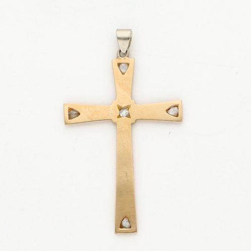Hanger - 18 karaat Geel goud Diamant (Natuurlijk), Sieraden, Tassen en Uiterlijk, Antieke sieraden