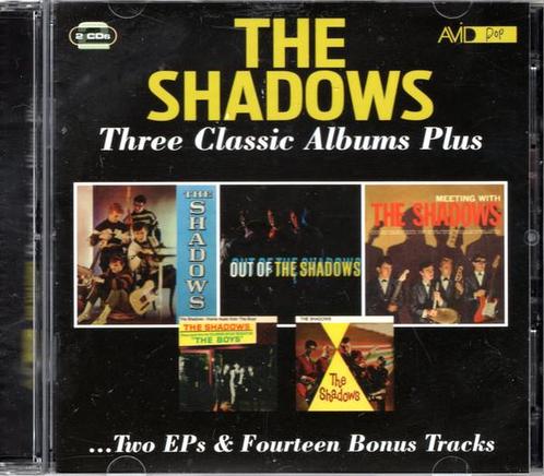 cd - The Shadows - Three Classic Albums Plus..., Cd's en Dvd's, Cd's | Overige Cd's, Zo goed als nieuw, Verzenden