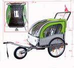 Stijlvolle lime groene fietskar - 2-zits - Schokbrekers e..., Vering, Nieuw, 20 tot 40 kg, Ophalen of Verzenden