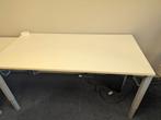 Bureau wit 160x80 in hoogte verstelbaar (6stuks), Huis en Inrichting, Bureaus, Ophalen, In hoogte verstelbaar, Gebruikt, Bureau