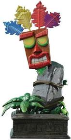 First 4 Figures Crash Bandicoot Statue -Mini Aku-Aku Mask, Ophalen of Verzenden, Nieuw