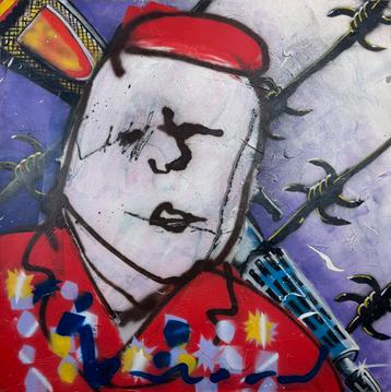 Herman Brood | Origineel Schilderij: Soldaat beschikbaar voor biedingen