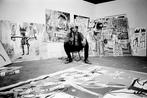 Pierre Houles - Jean Michel Basquiat dans son atelier NYC, Antiek en Kunst, Kunst | Schilderijen | Modern