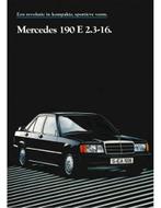 1984 MERCEDES BENZ 190E 2.3-16 BROCHURE NEDERLANDS, Nieuw, Author