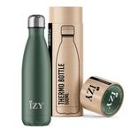 IZY Bottles RVS dubbelwandige fles Sandstone Green 500ml, Sport en Fitness, Bidons, Verzenden, Nieuw