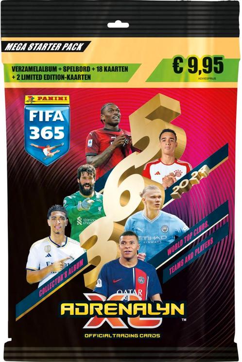 Panini Adrenalyn XL FIFA 365 2023 / 2024-Mega Starter Pack, Hobby en Vrije tijd, Verzamelkaartspellen | Overige, Nieuw, Ophalen of Verzenden