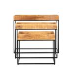 Sidetable met Rand Set van 3, Huis en Inrichting, Ophalen of Verzenden, Nieuw