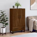 vidaXL buffetkast 69,5x31x115 cm bewerkt hout bruin, Huis en Inrichting, Kasten | Buffetkasten, Verzenden, 100 tot 150 cm, Nieuw