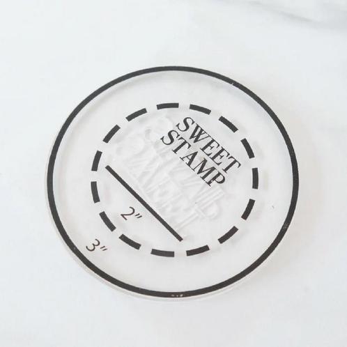 Sweet Stamp Pickup Pad Rond, Hobby en Vrije tijd, Taarten en Cupcakes maken, Nieuw, Verzenden