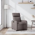 vidaXL Fauteuil verstelbaar stof taupe, Huis en Inrichting, Fauteuils, Verzenden, Nieuw