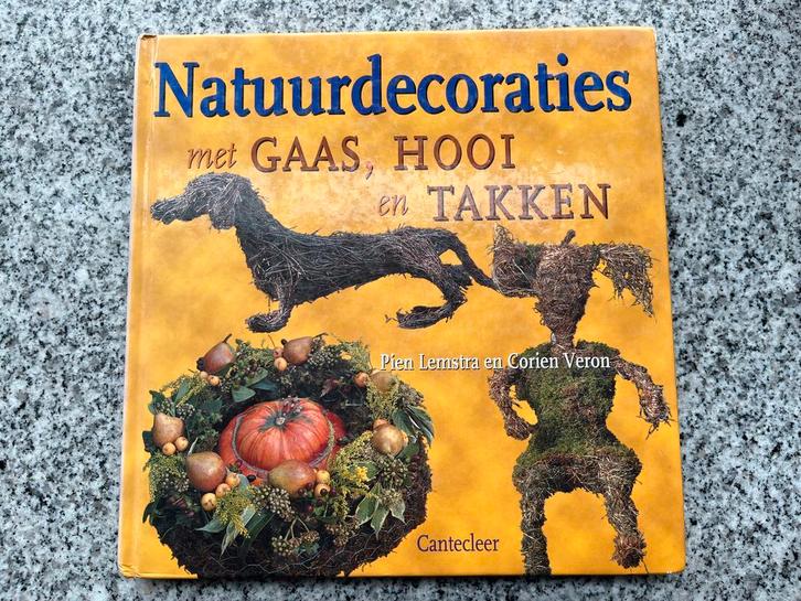 Natuurdecoraties met gaas, hooi en takken, Boeken, Hobby en Vrije tijd, Scrapbooking en Knutselen, Gelezen, Verzenden