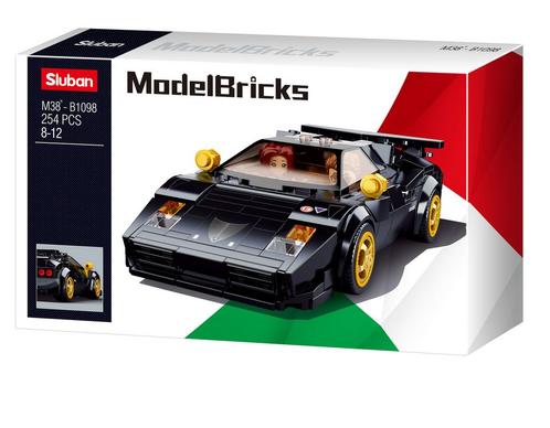 Sluban - Italiaanse Bull Sportwagen (kinder bouwsets), Kinderen en Baby's, Speelgoed | Bouwstenen, Nieuw, Verzenden