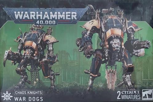 Chaos Knights War Dogs (Warhammer 40.000 nieuw), Hobby en Vrije tijd, Wargaming, Nieuw, Ophalen of Verzenden