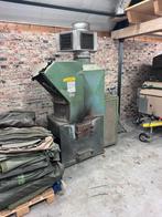 werkplaats kachel. hout,zaagsel,snippers, met luchtblower., Ophalen, Gebruikt, Vrijstaand, Hout