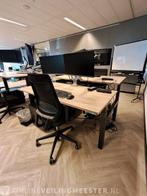 Duo elektrisch zit-sta bureau met 2x bureaustoel en 4x mo, Computers en Software, Monitoren, Nieuw